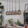 Gastor hanging light, globe light, pendant light Smoke-coloured, 5-light sources