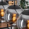 Gastor hanging light, globe light, pendant light Smoke-coloured, 5-light sources