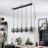 Gastor hanging light, globe light, pendant light Smoke-coloured, 5-light sources