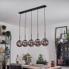 Gastor hanging light, globe light, pendant light Smoke-coloured, 5-light sources