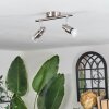 Gropptorp ceiling light, ceiling spotlight LED matt nickel, 2-light sources