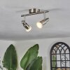 Gropptorp ceiling light, ceiling spotlight matt nickel, 2-light sources