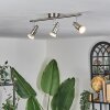 Gropptorp ceiling light, ceiling spotlight LED matt nickel, 3-light sources