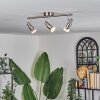 Gropptorp ceiling light, ceiling spotlight matt nickel, 3-light sources