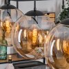 Gastor hanging light, globe light, pendant light Amber, 4-light sources