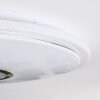 Gjevninge ceiling light LED silver, white, 1-light source, Remote control