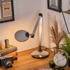 Aldeias desk lamp, table lamp, Reading light LED black, silver, 1-light source