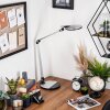 Aldeias desk lamp, table lamp, Reading light LED black, silver, 1-light source