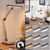 Pedreiras desk lamp, table lamp, Reading light LED black, silver, 1-light source