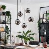 Gastor hanging light, globe light, pendant light Smoke-coloured, 5-light sources