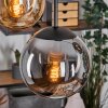 Gastor hanging light, globe light, pendant light Amber, Smoke-coloured, 5-light sources