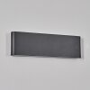 Gamas outdoor wall light, wall light, wall spotlight anthracite, 1-light source