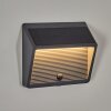 Pedreiras outdoor wall light, solar light, wall light LED anthracite, 1-light source, Motion sensor