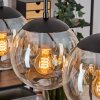 Gastor hanging light, globe light, pendant light Amber, clear, 4-light sources