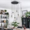 Gastor hanging light, globe light, pendant light clear, 5-light sources