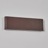 Gamas outdoor wall light, wall light, wall spotlight rust-coloured, 1-light source