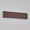 Gamas outdoor wall light, bathroom light, wall light, wall spotlight rust-coloured, 1-light source