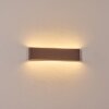 Gamas outdoor wall light, bathroom light, wall light, wall spotlight rust-coloured, 1-light source