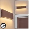 Gamas outdoor wall light, wall light, wall spotlight rust-coloured, 1-light source