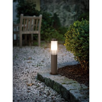 Eglo lights HELSINKI outdoor wall light rust-coloured, 1-light source, Motion sensor