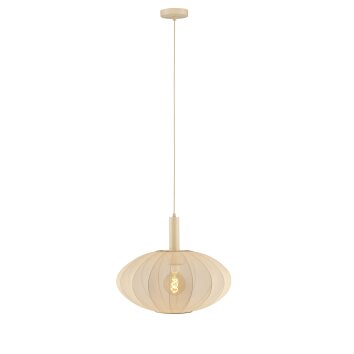 Lucide lights CORINA pendant light beige, 1-light source