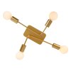 Lucide lights LESTER ceiling light gold, 4-light sources