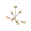 Lucide lights LESTER ceiling light gold, 6-light sources