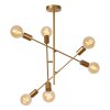 Lucide lights LESTER ceiling light gold, 6-light sources