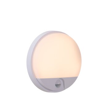 Lucide lights IR outdoor wall light LED white, 1-light source, Motion sensor