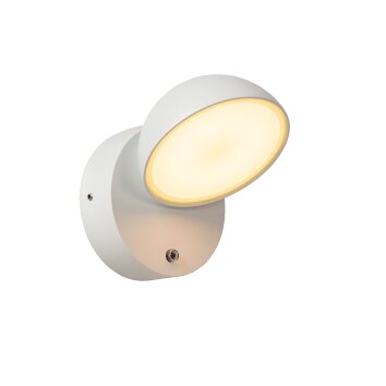 Lucide lights FINN outdoor wall light LED white, 1-light source, Motion sensor