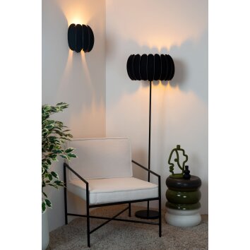 Lucide lights SPENCER wall light black, 1-light source