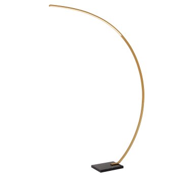 Lucide lights CURVE floor lamp LED black, 1-light source