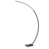 Lucide lights CURVE floor lamp LED black, 1-light source