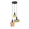 Lucide lights ILONA pendant light black, 3-light sources