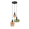 Lucide lights ILONA pendant light black, 3-light sources