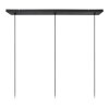 Lucide lights RAFAL pendant light black, 3-light sources