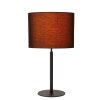 Lucide lights MAYA table lamp black, 1-light source