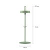 Leuchten Direkt lights AMAG table lamp LED green, 1-light source