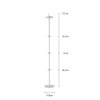 Leuchten Direkt lights AMAG floor lamp LED white, 1-light source