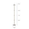 Leuchten Direkt lights AMAG floor lamp LED grey, 1-light source