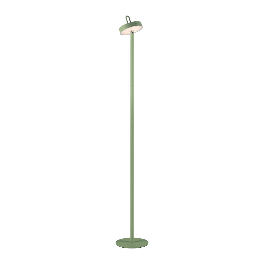 Leuchten Direkt lights AMAG floor lamp LED green, 1-light source