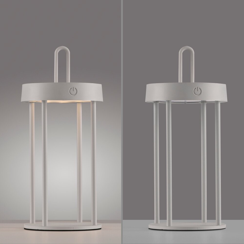 Leuchten Direkt lights ANSELM table lamp LED grey, 1-light source
