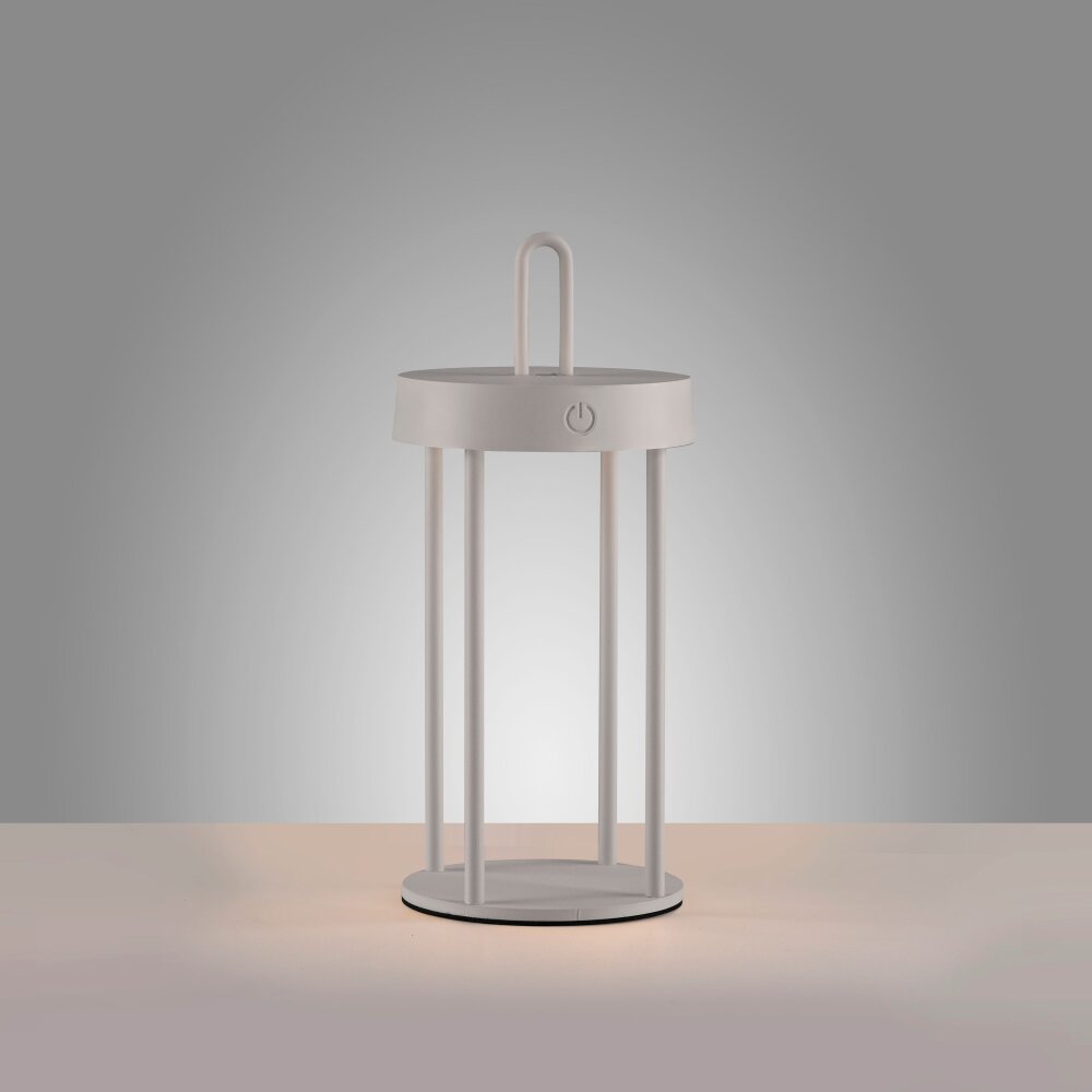 Leuchten Direkt lights ANSELM table lamp LED grey, 1-light source