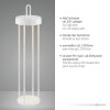 Leuchten Direkt lights ANSELM floor lamp LED white, 1-light source