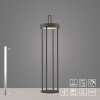 Leuchten Direkt lights ANSELM floor lamp LED black, 1-light source