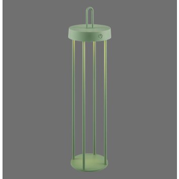 Leuchten Direkt lights ANSELM floor lamp LED green, 1-light source