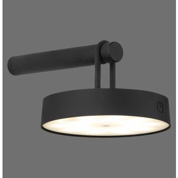 Leuchten Direkt lights ARMA pendant light LED black, 1-light source