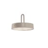 Leuchten Direkt lights ARMA pendant light LED grey, 1-light source