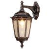 LCD lights Arrach wall light copper, black, 1-light source