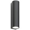 LCD lights Runding Up & Down Light, wall light LED anthracite, 2-light sources